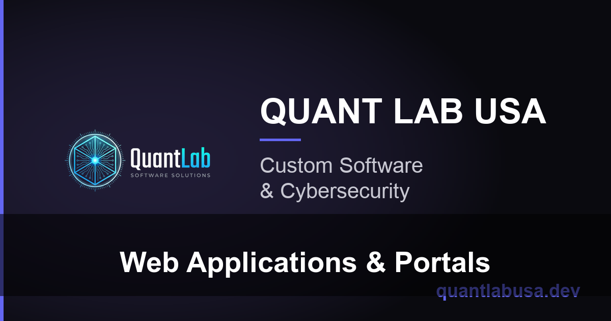 SaaS Platform Development | Multi-Tenant Builds | QUANT LAB USA